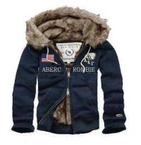 heren abercrombie fitch full-zip hooded fur outwear national flag diepblauw Groningen Shop 4ra01900